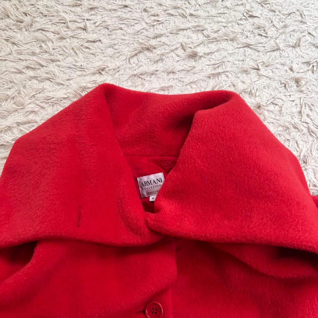 ARMANI COLLEZIONIイタリア製 最高級刺繍仕立て3way襟コート