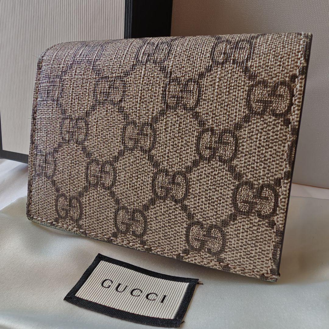GUCCI グッチ GGスプリーム コンパクトウォレット