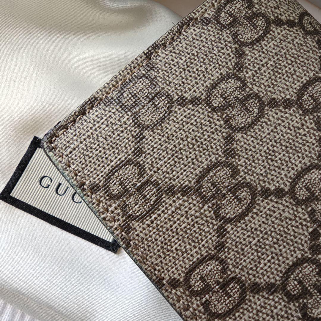 GUCCI グッチ GGスプリーム コンパクトウォレット
