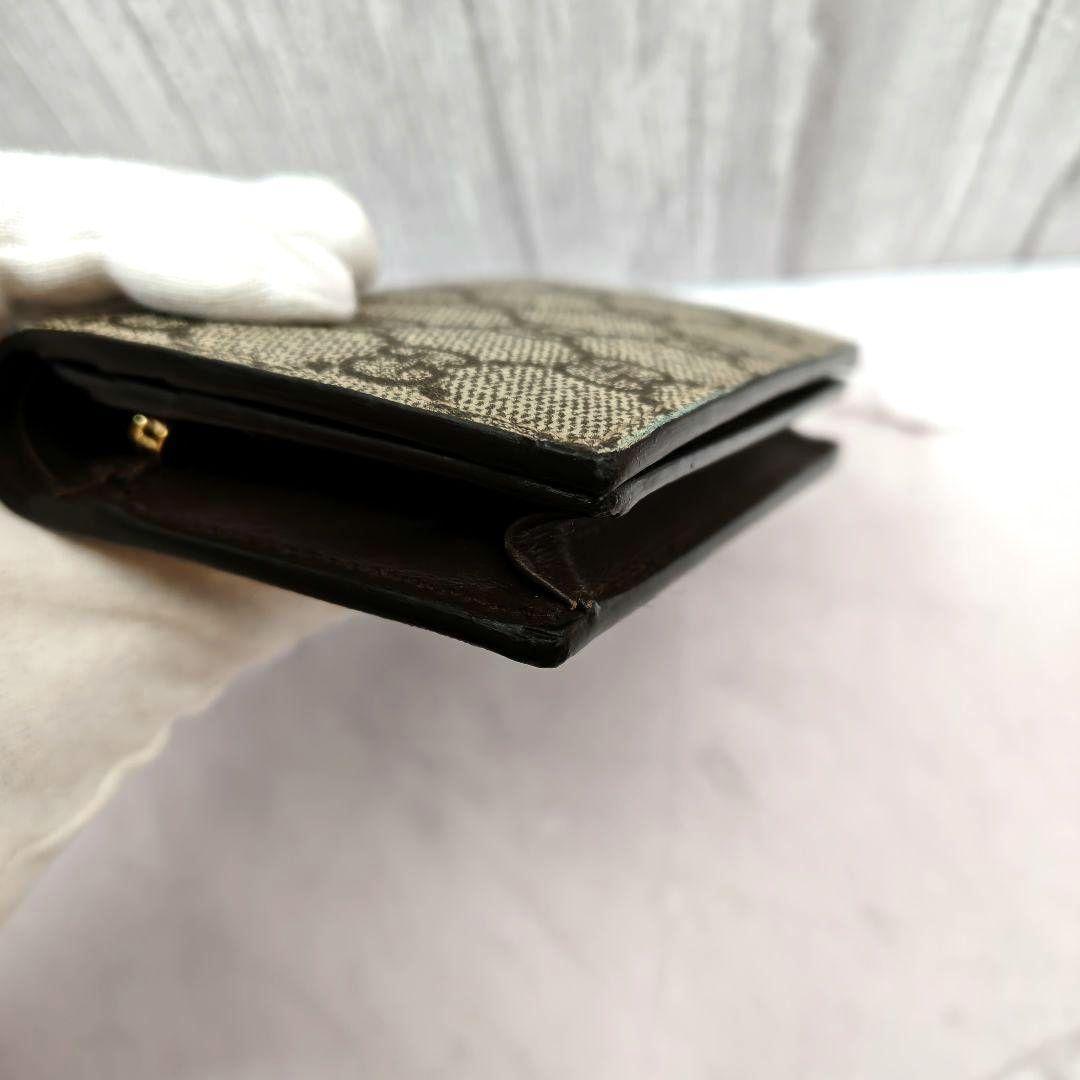 GUCCI グッチ GGスプリーム コンパクトウォレット