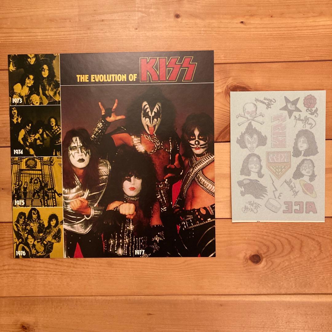 KISS ALIVE II 初回obi tatoo sticker 美品 NM