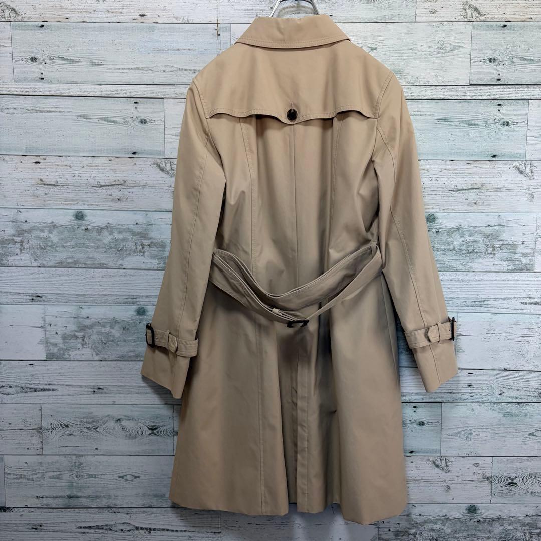 ☆ほぼ未使用☆ジェイプレス　チェック柄ライナー付きトレンチコート　9号　ベージュ