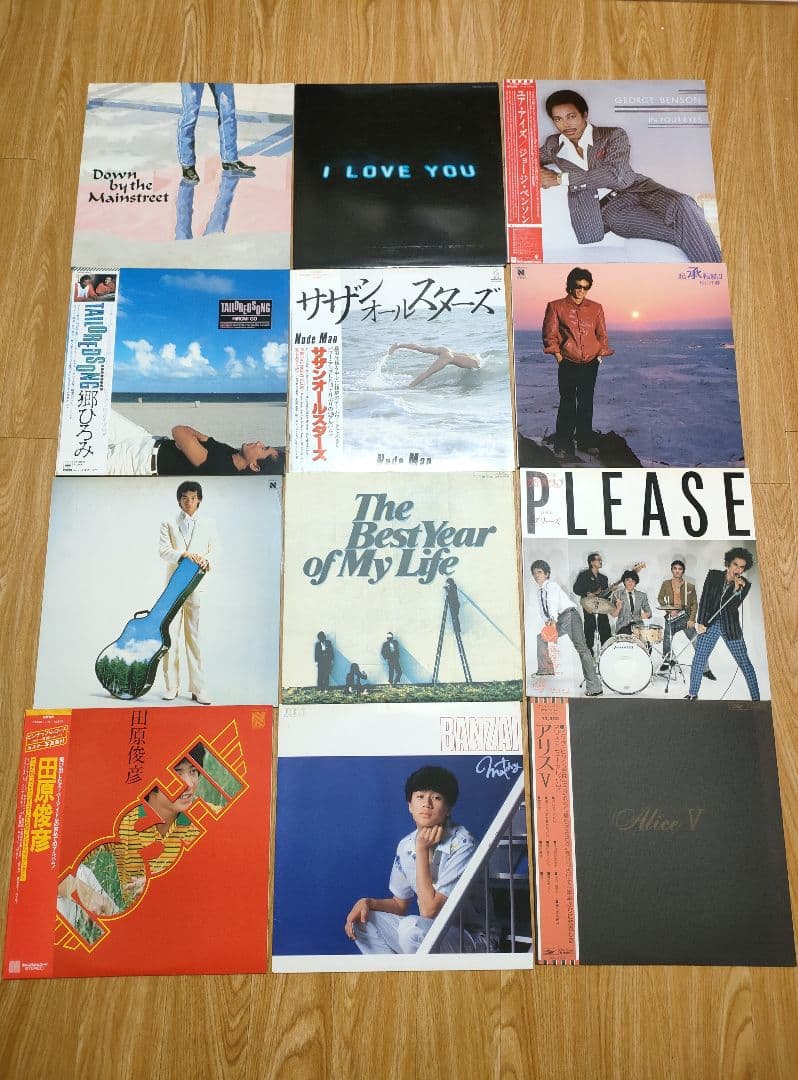 LPレコード 洋楽・邦楽12枚セット