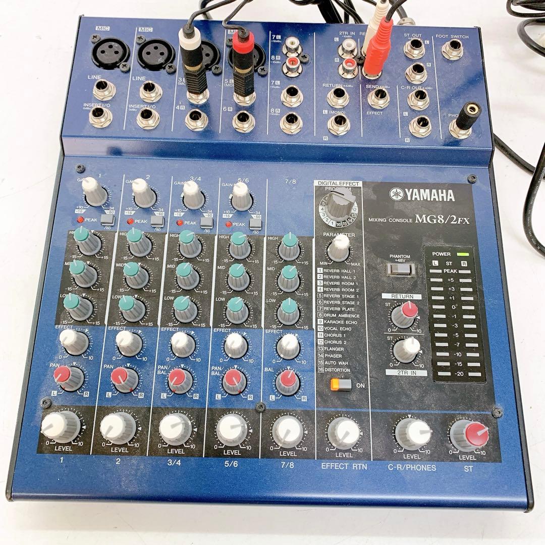 9ABM001 YAMAHA MG8/2FX アナログミキサー 通電確認済み