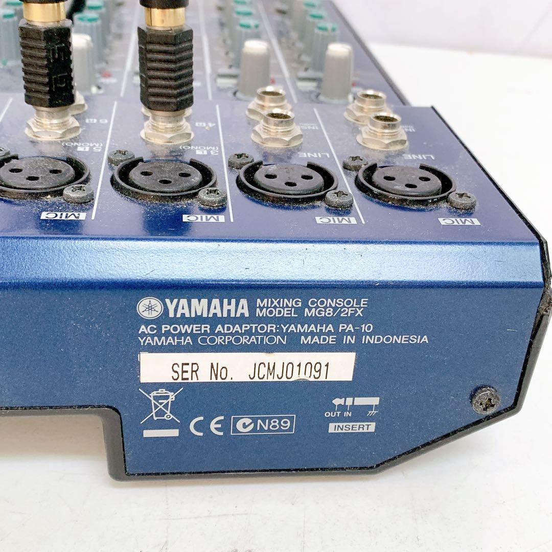 9ABM001 YAMAHA MG8/2FX アナログミキサー 通電確認済み