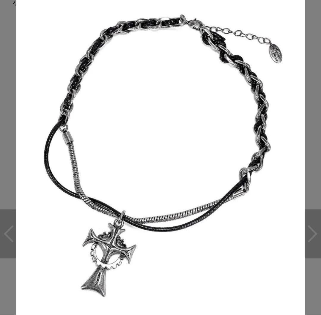 アクセサリー Rosen Kreuz guilty crossleather necklace