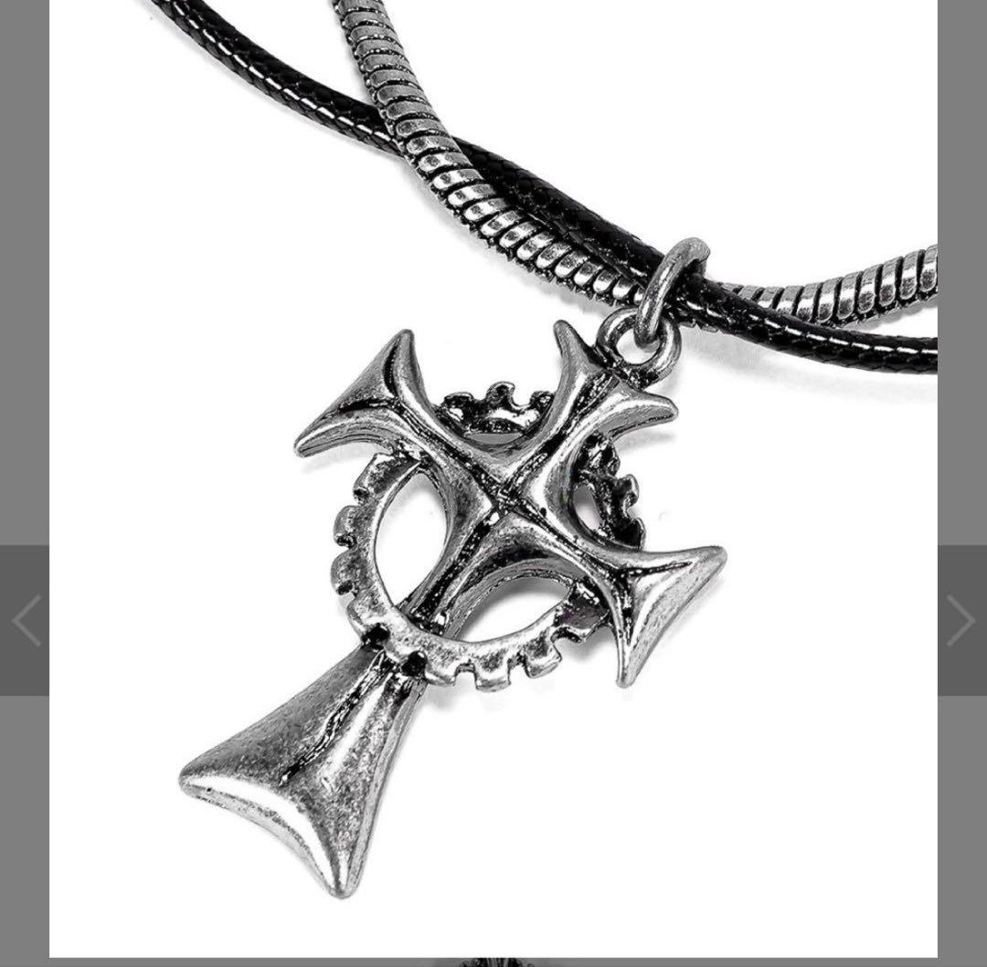 アクセサリー Rosen Kreuz guilty crossleather necklace