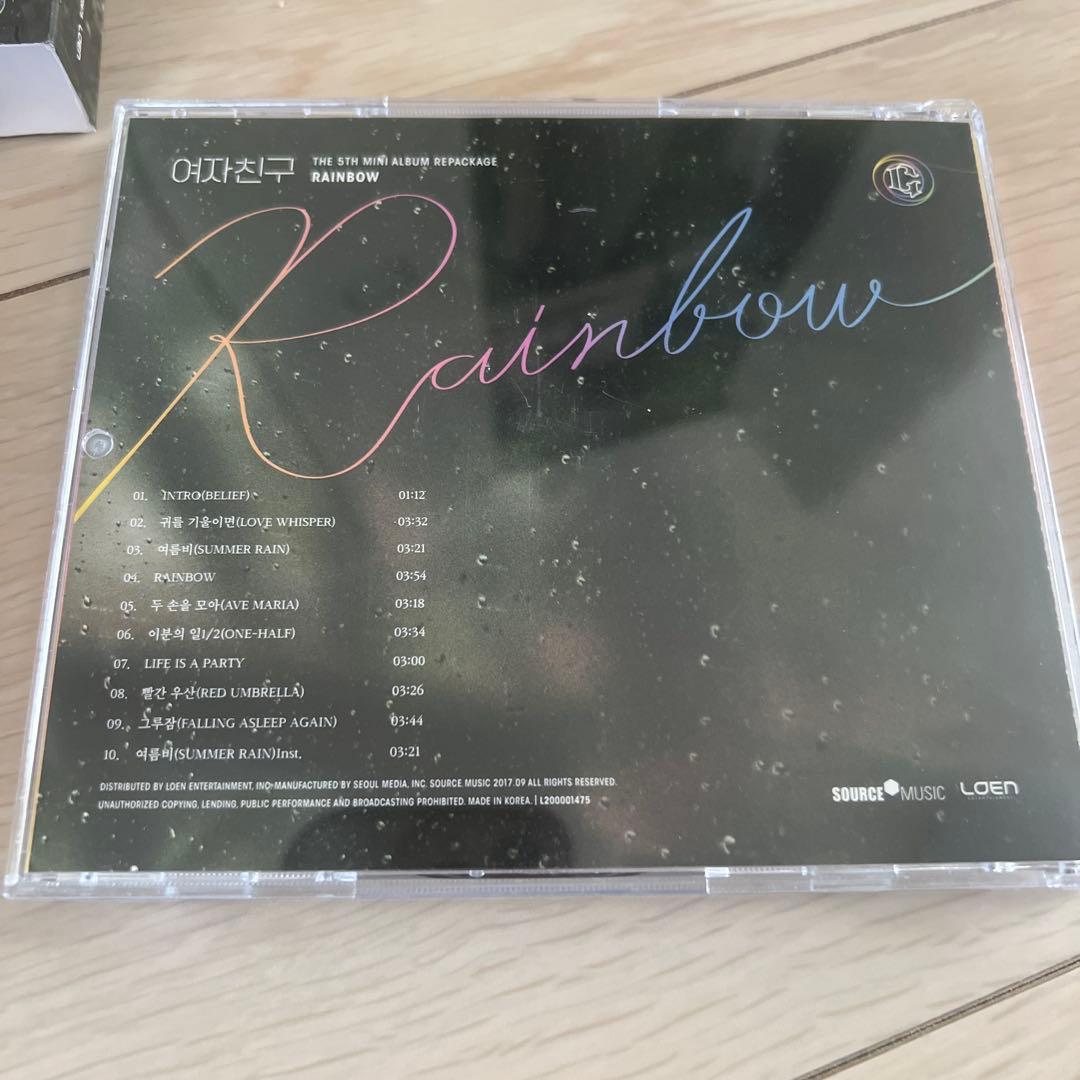 GFRIEND Rainbow サイン入りミニアルバム