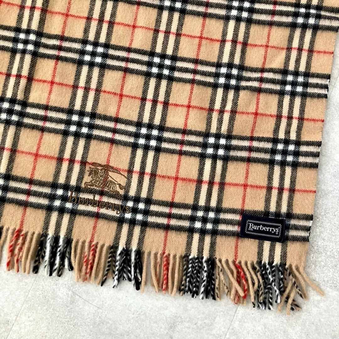 ◆Burberry バーバリー 大判 ストール マフラー ブランケット