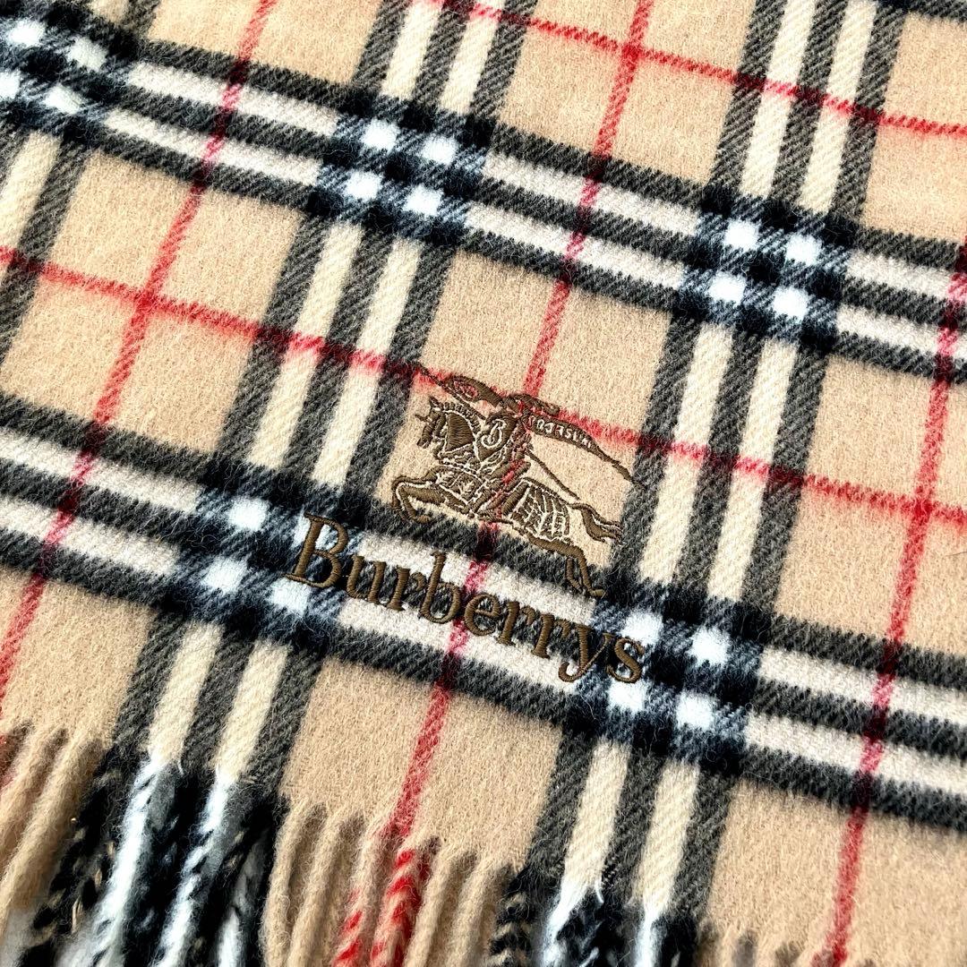 ◆Burberry バーバリー 大判 ストール マフラー ブランケット