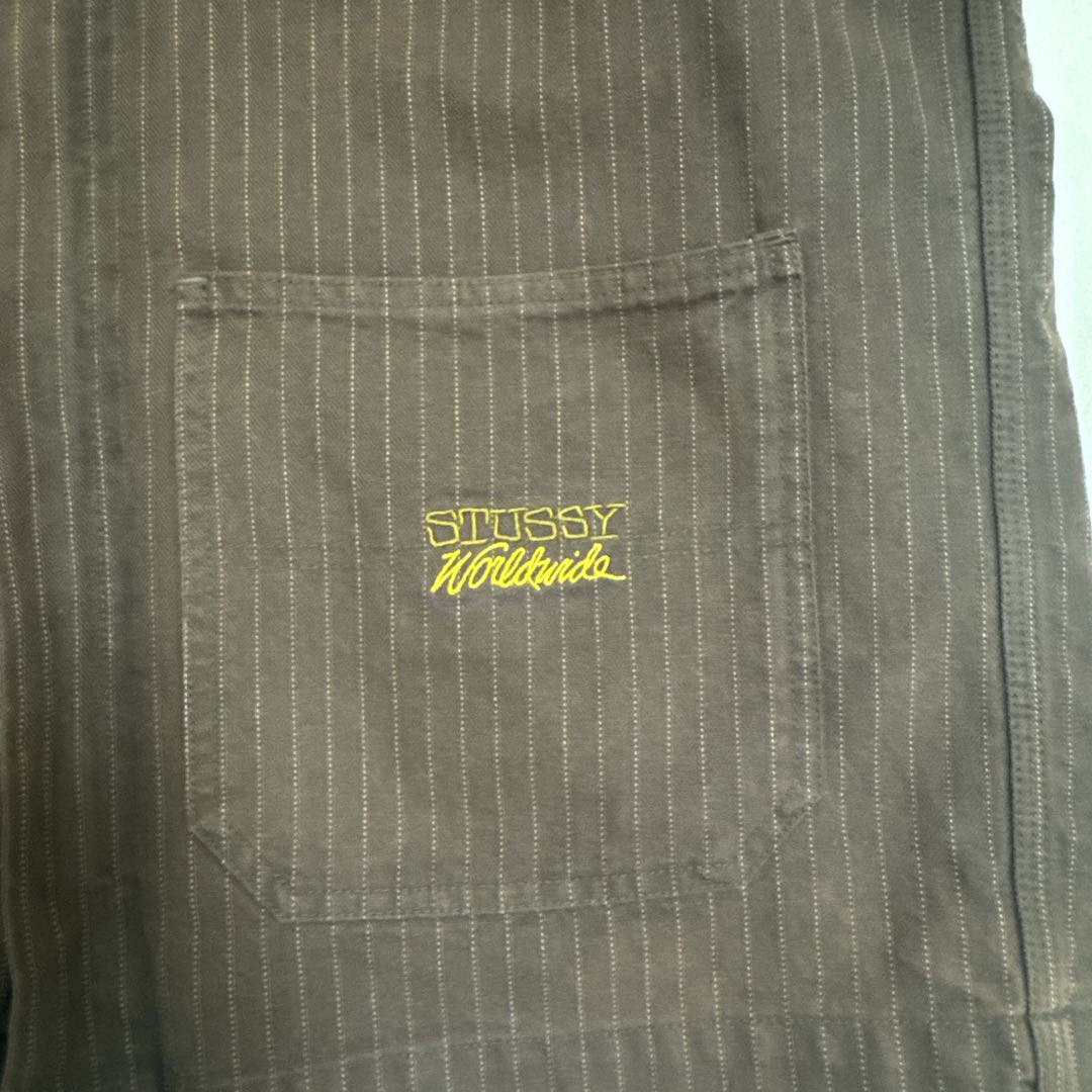 stussy ステューシー　カバーオール　ブラウン 90s Lサイズ