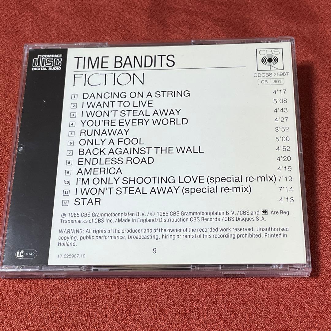 極希少/メロディアスAOR◆TIME BANDITS/FICTION