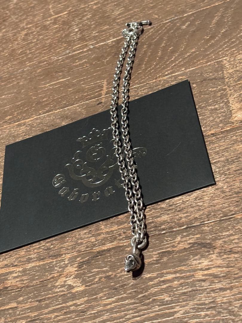 アクセサリー gaboratory quarter scull necklace