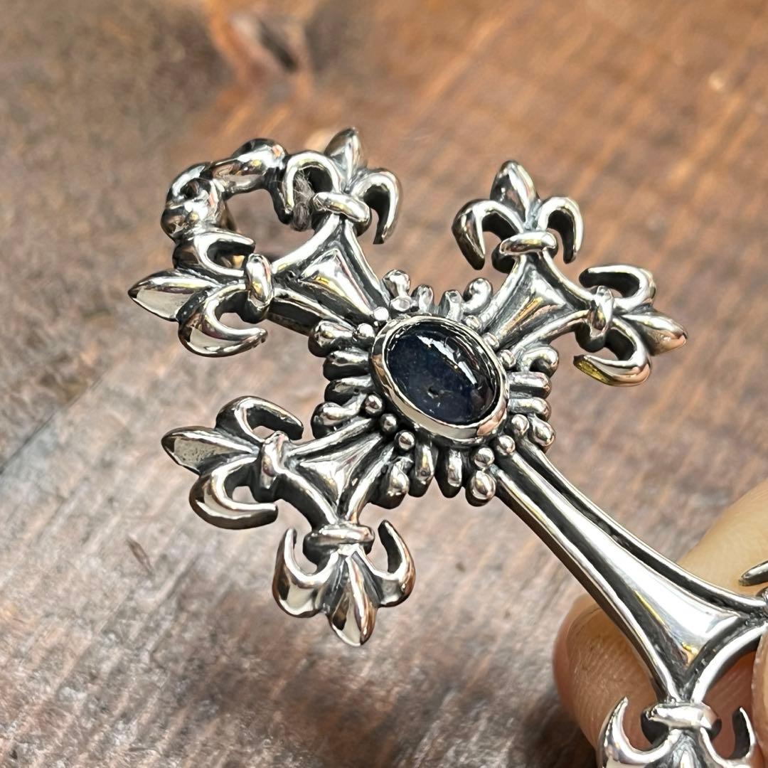 【New Arrivals】シルバー925ペンダントblue sapphire