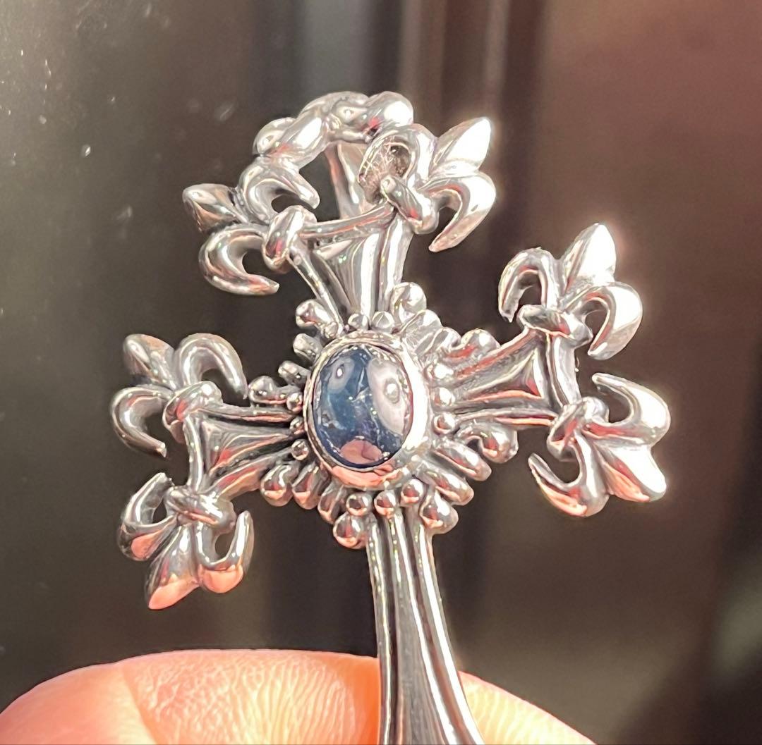【New Arrivals】シルバー925ペンダントblue sapphire