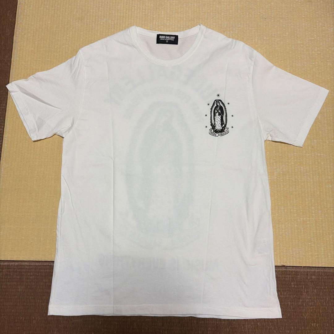 RUDE GALLERY ルードギャラリー マリアTシャツ ホワイトLサイズ