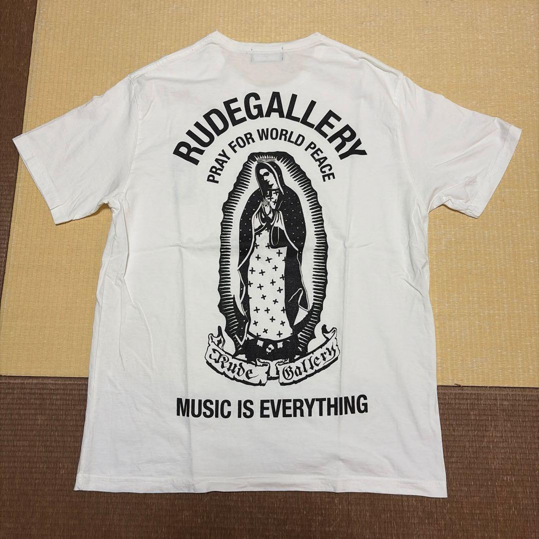 RUDE GALLERY ルードギャラリー マリアTシャツ ホワイトLサイズ