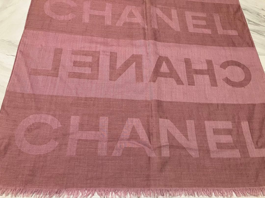 CHANEL ストール　ショール　ピンク★シャネル　マフラー