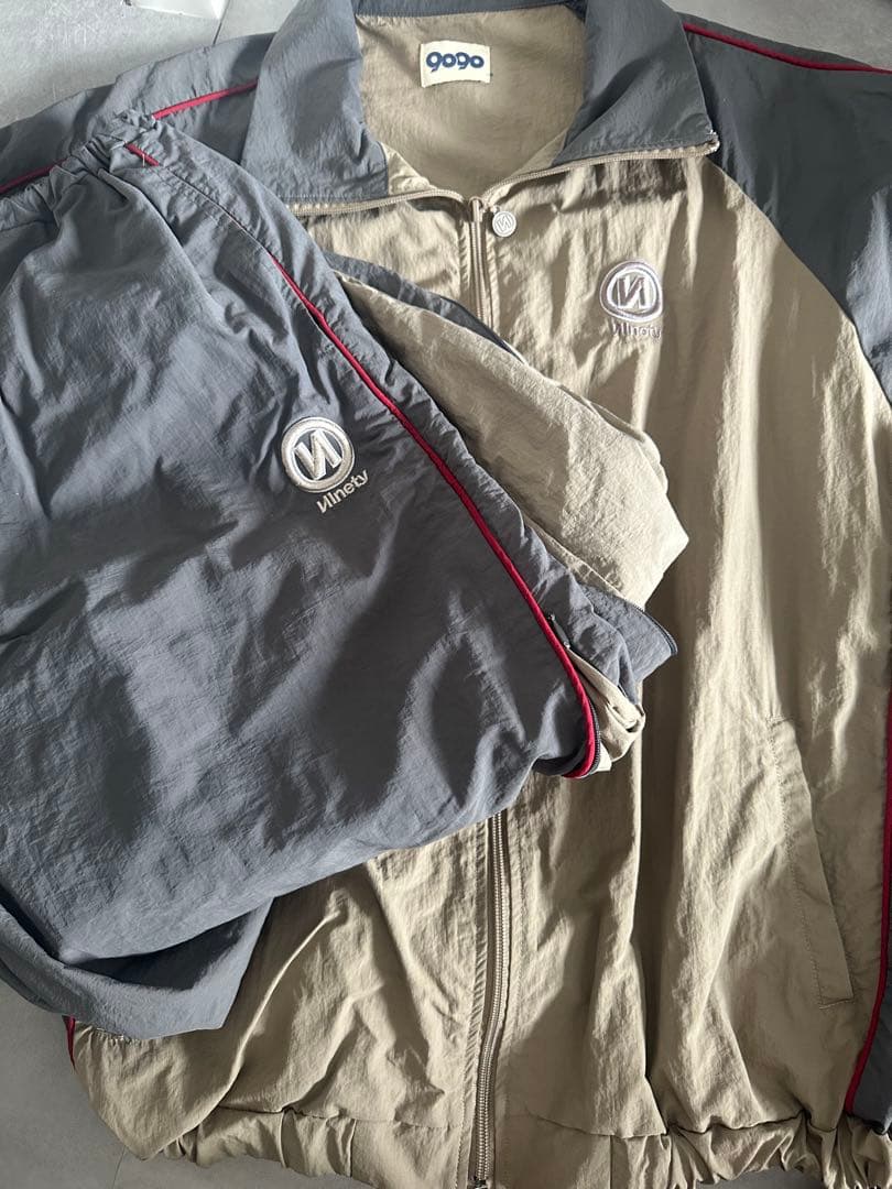 パンツ 9090 \"N\" Logo Tech Nylon Track Jacket