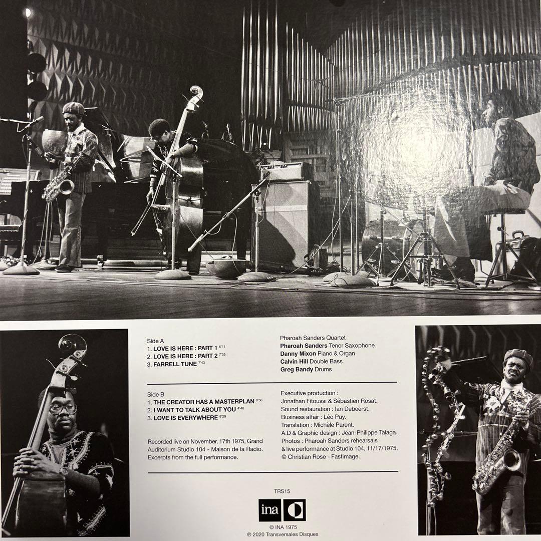 洋楽 PHAROAH SANDERS - live in paris 1975