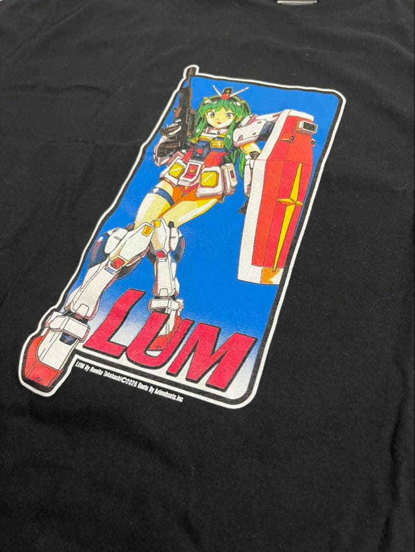 アニメTシャツ うる星やつら GUNDAM ラム 2XL