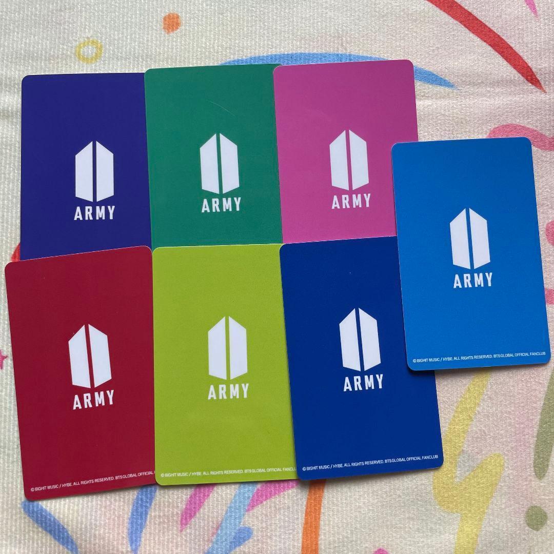 BTS 抽選特典 報誌ア JPFC ファンクラブ ンケート セット7枚