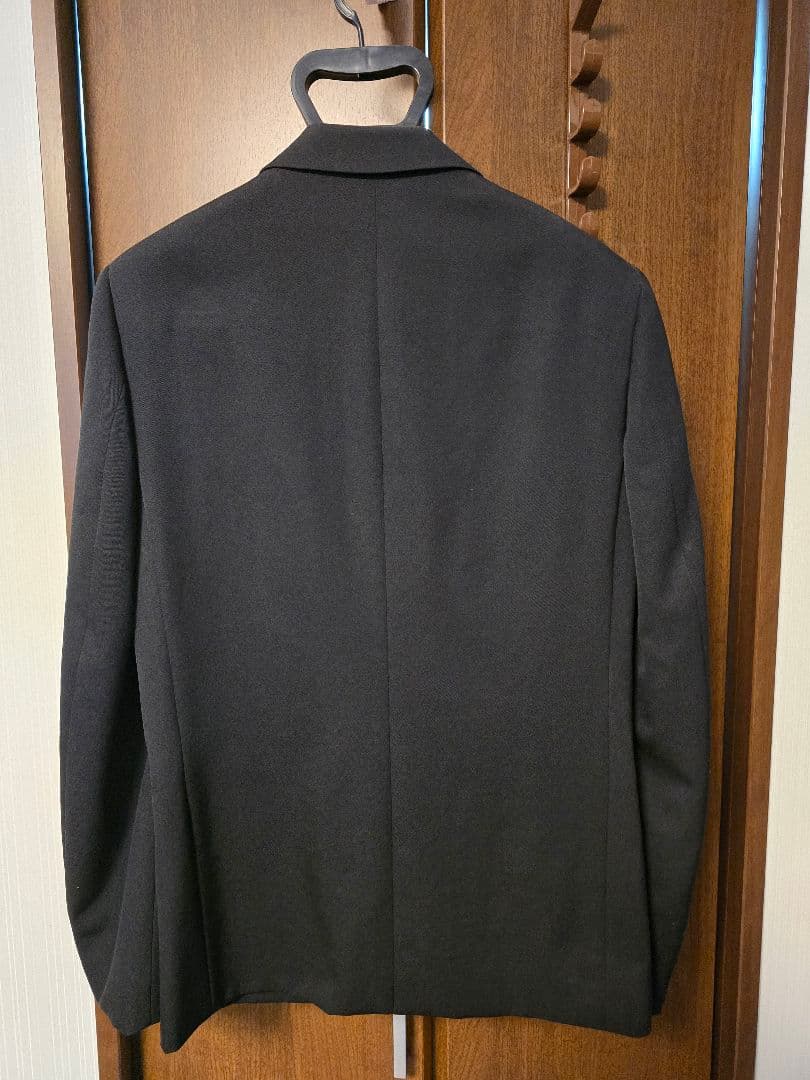 ナンバーナイン 襟パイピングジャケット 黒