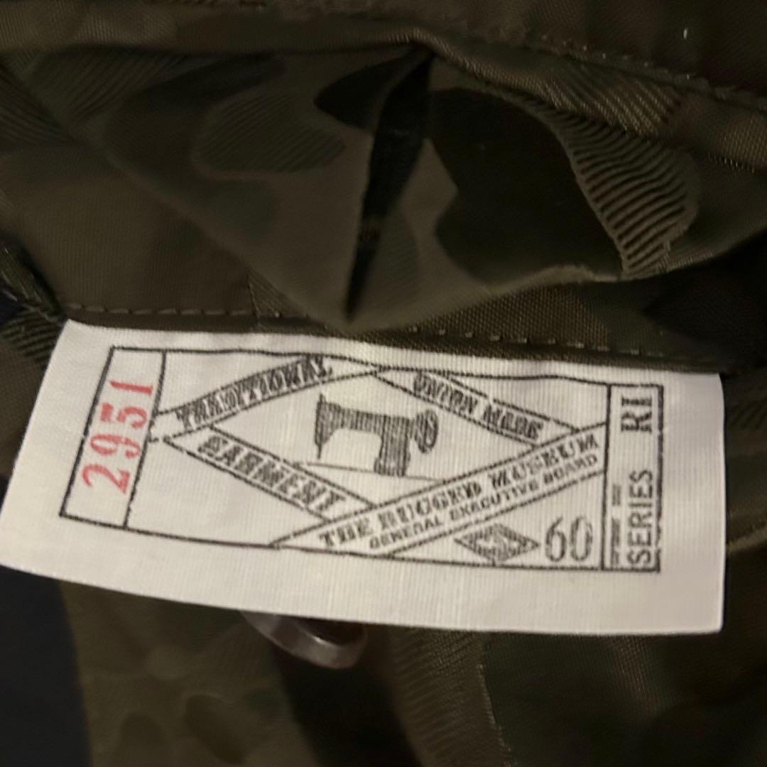 THE RUGGED CLOTHING ジャケット金ボタン 迷彩