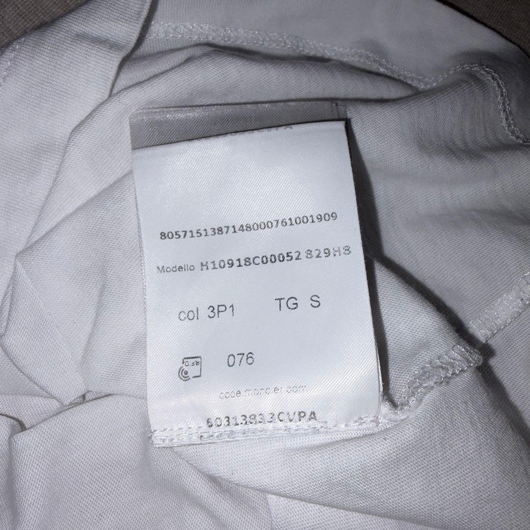 モンクレール　ワンポイント　シンプルTシャツ　ホワイト