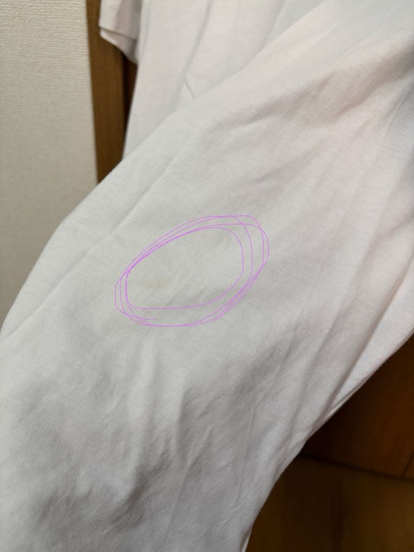 モンクレール　ワンポイント　シンプルTシャツ　ホワイト