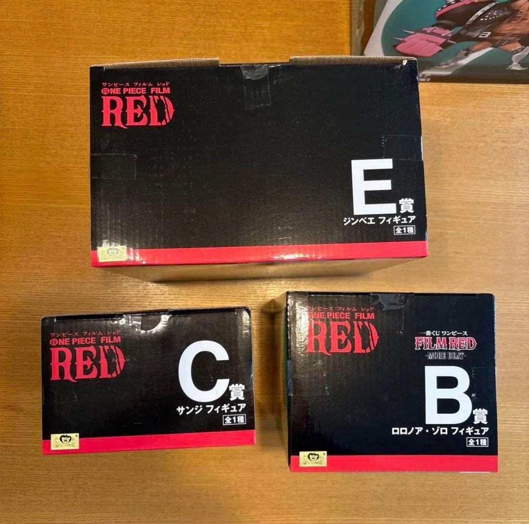 ワンピース 一番くじ 劇場版FILM RED 麦わらの一味集結セット‼️