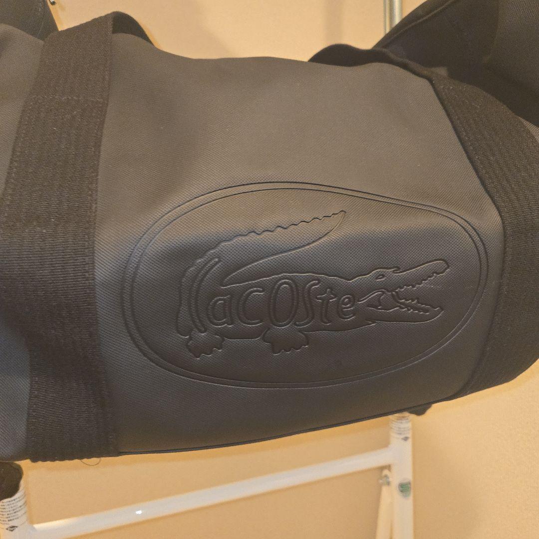 LACOSTE ラコステ ボストンバッグ トラベルバッグ ブラック 2way