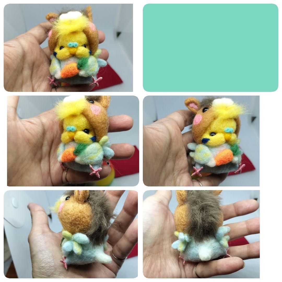 【aitouu】羊毛フェルト インコちゃんのお正月飾り オーダーページ