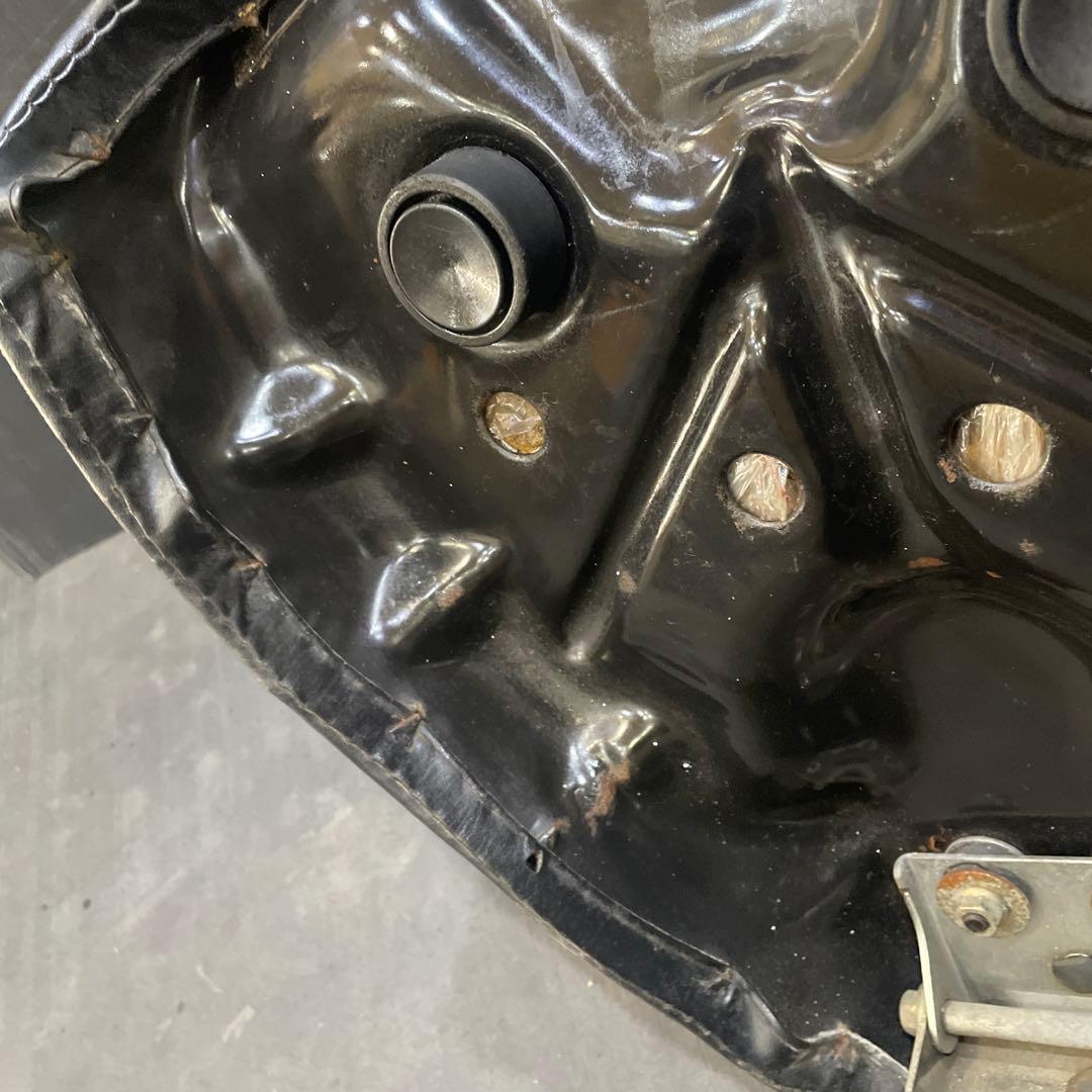 ◆D189 スーパーカブ50/90DX 純正シート　当時物　鉄製ベース サビ無し