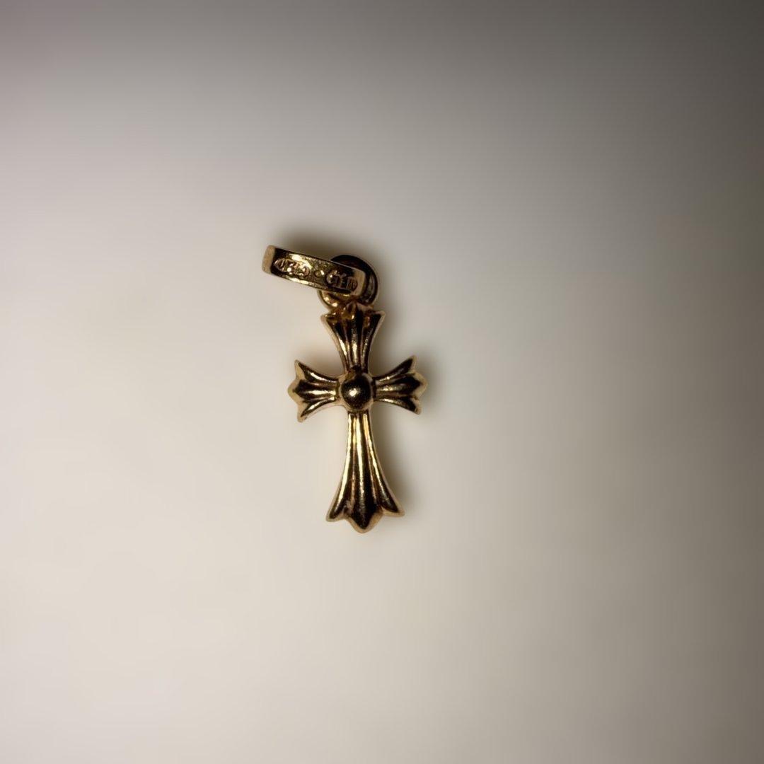 CHROME HEARTS ベビーファットクロスチャーム22k