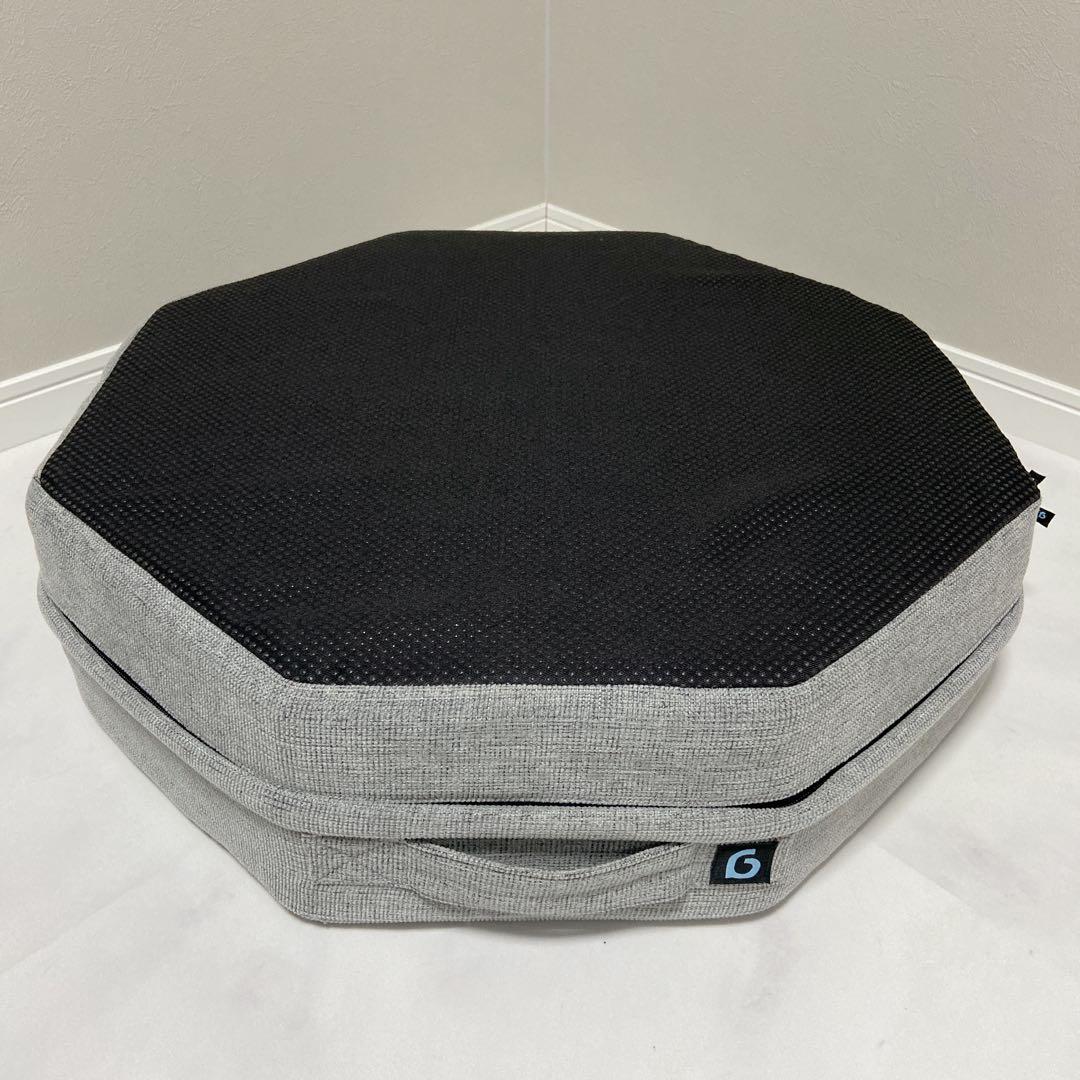 ジムテリア シェイプエイト グレー スマートトランポリン 極美品 クッション