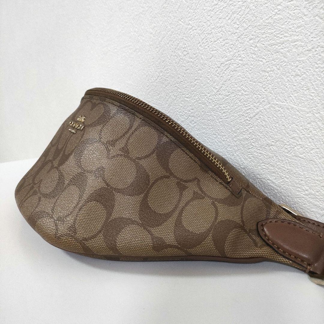 【美品】COACH コーチ ボディバッグ シグネチャー クロスボディ 48740