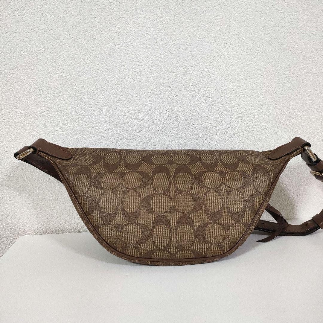 【美品】COACH コーチ ボディバッグ シグネチャー クロスボディ 48740