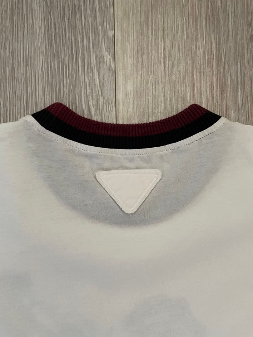 PRADA プラダ グラフィックTシャツ ホワイト L