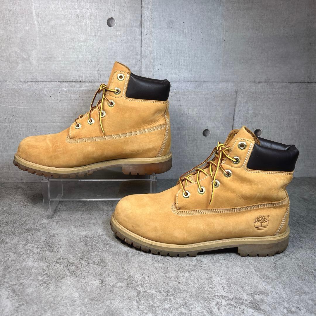 美品【Timberland】6インチプレミアブーツ/12909/ヌバック/Y2K