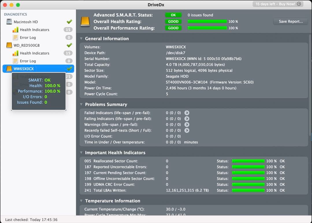 美品 Seagate IronWolf nas用 HDD 4TB 2台 起動5回
