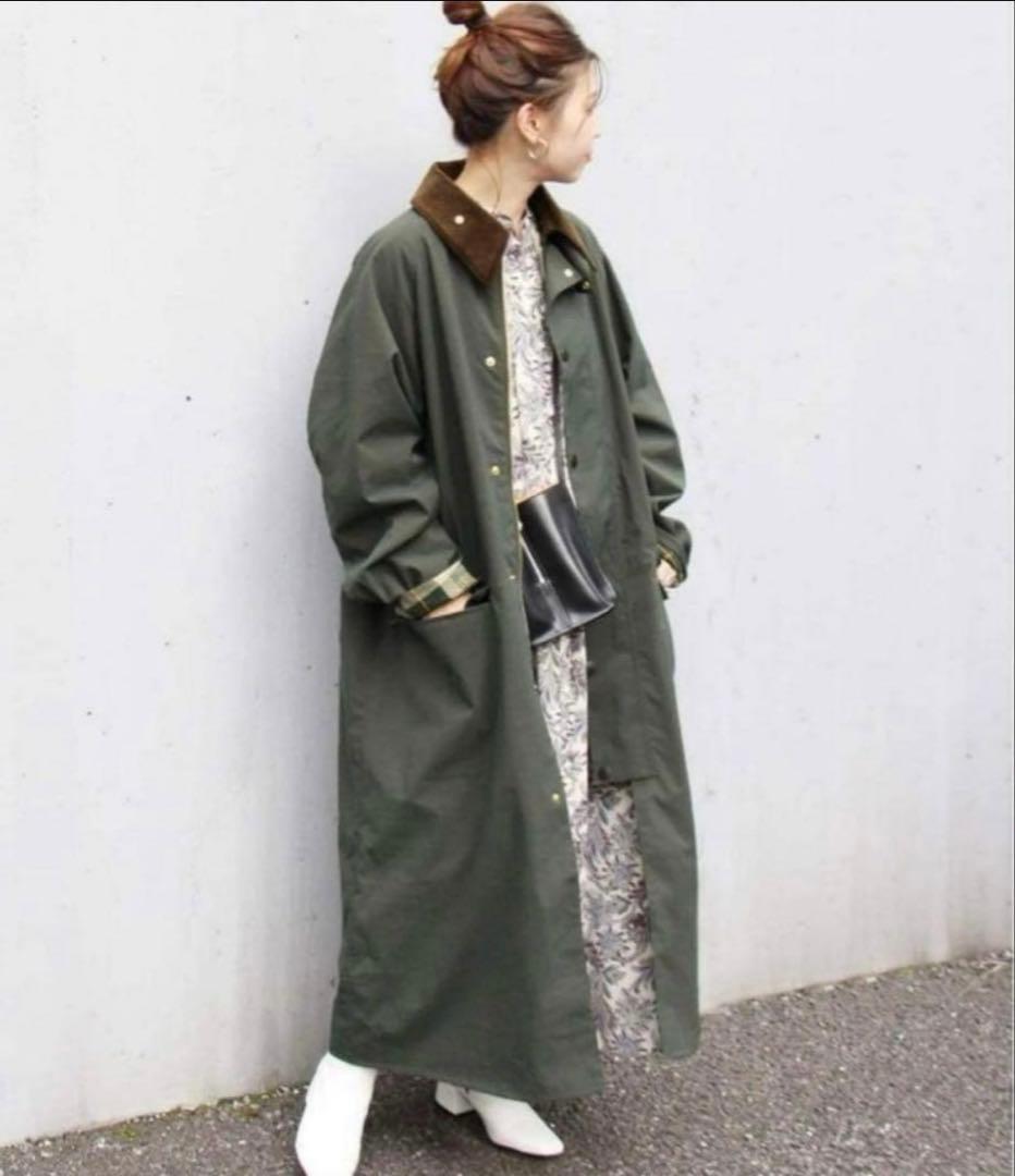 Barbour バーレー　ジャーナルスタンダード 別注 カーキ　ナイロン　38