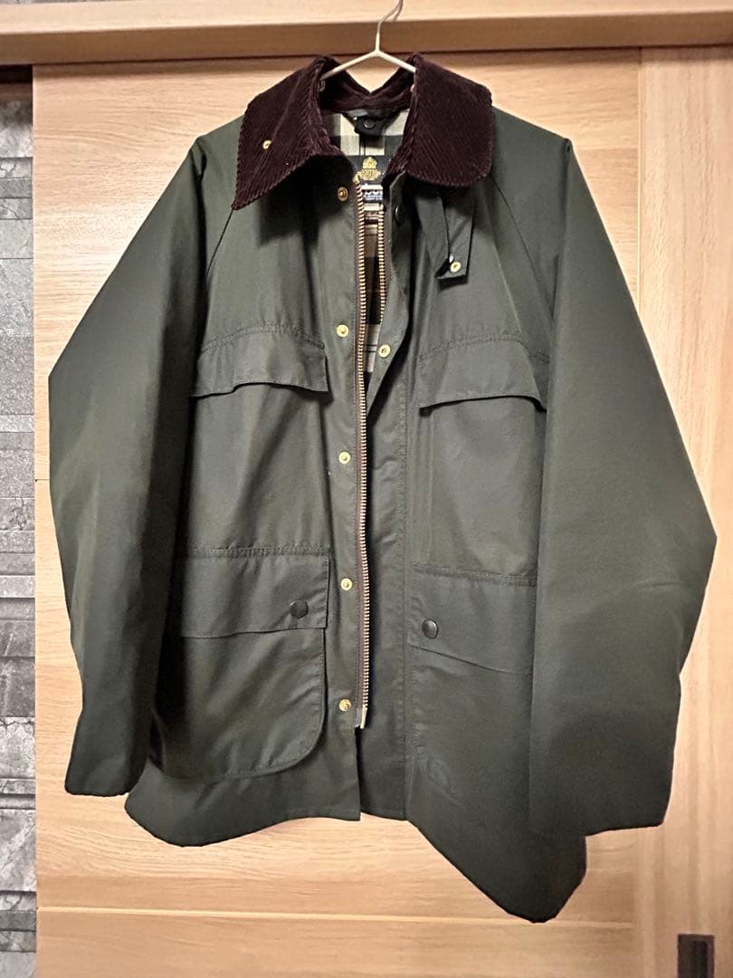 試着程度！BarbourバブアーBEDALEワックスジャケットメンズL〜XL相当