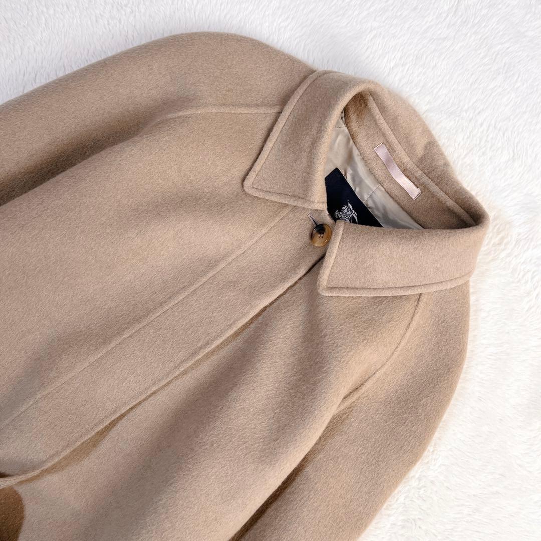 バーバリーロンドン ダブルフェイス ロングコート カシミヤ ベージュ 2XL