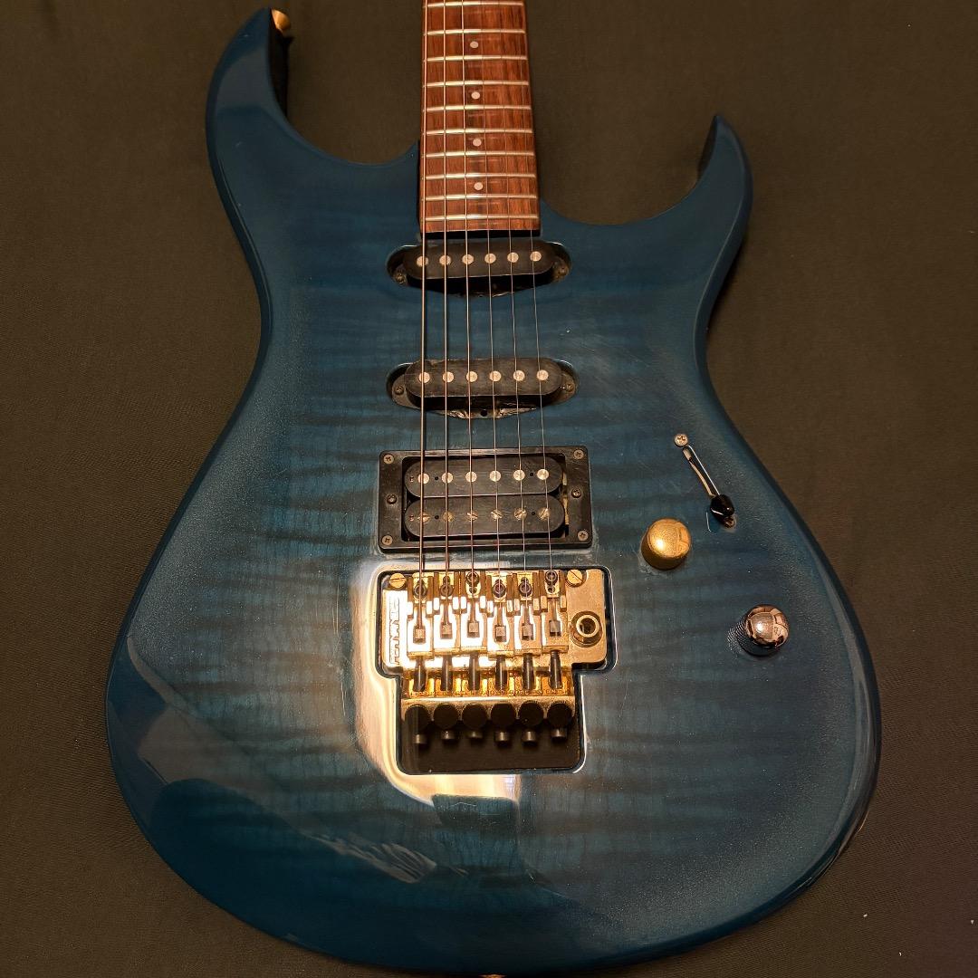 Fernandes SSH フロイドローズ 杢目トップ ゴールドパーツ ケース付