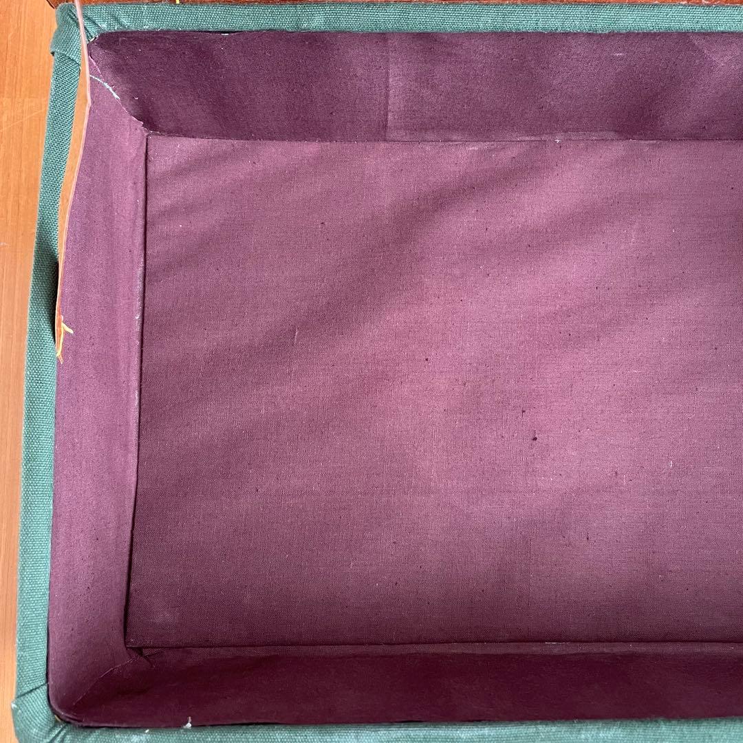 レザー キャンバス トランクケース バッグ 鞄 レトロ 古道具 ヴィンテージ調