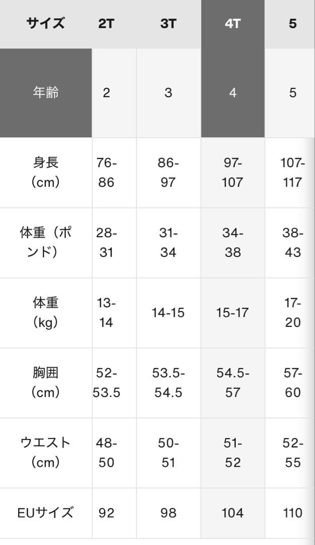BURTON 子供用スノーウェア 4T スターダスト