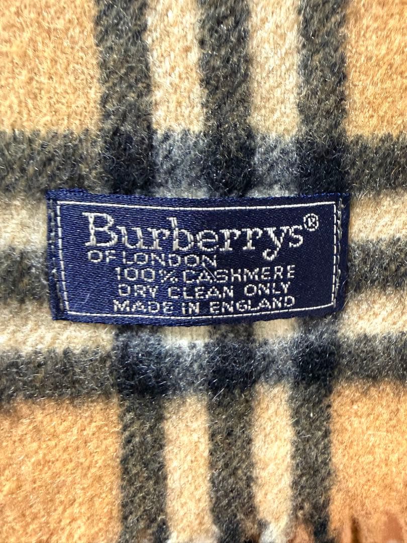 バーバリー Burberry カシミア 100% マフラー ストール