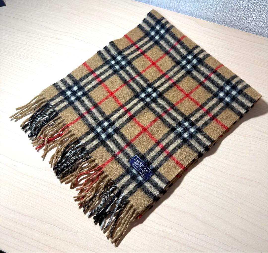 バーバリー Burberry カシミア 100% マフラー ストール