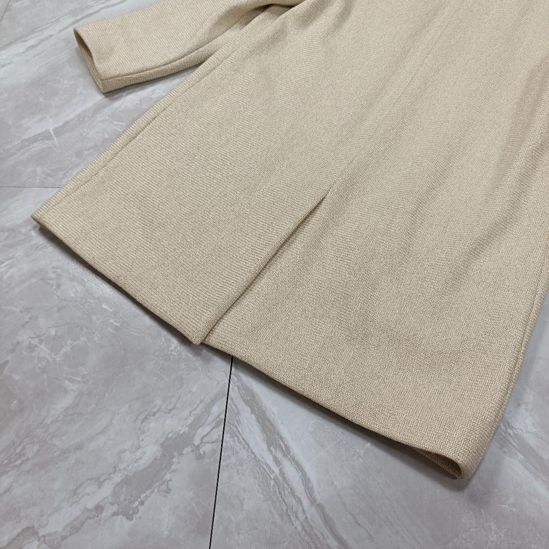 【美品】セオリーリュクス スプリングコート 38 M ベージュ ロングコート